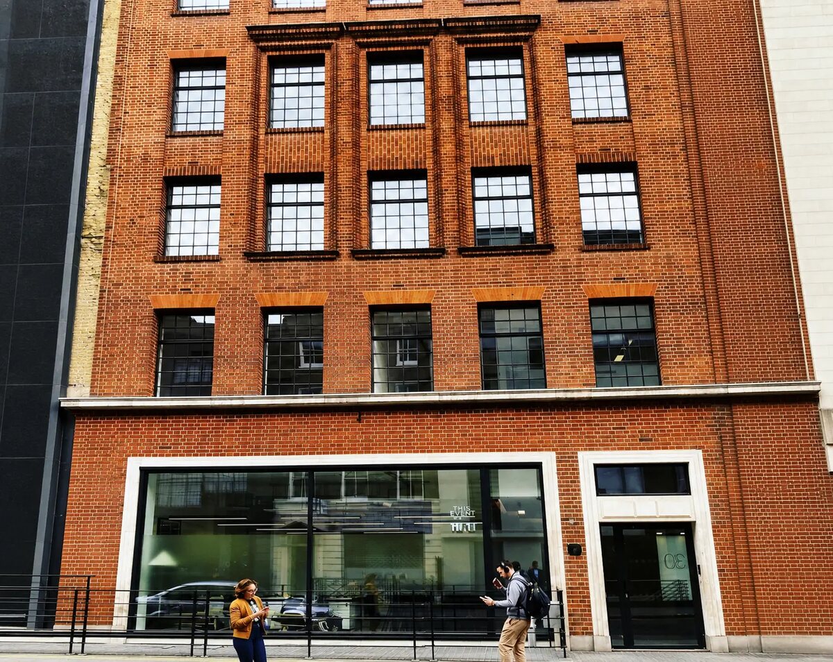 The refurbished Fitzrovia office building acquired and sold for the client